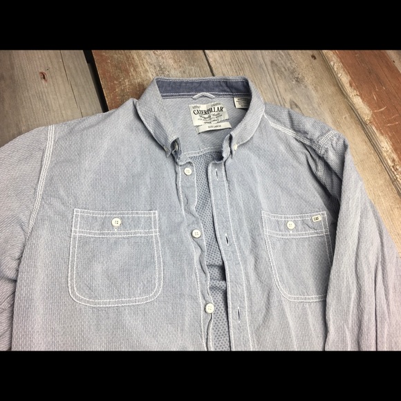 Men’s Caterpillar work shirt size L - Picture 3 of 5